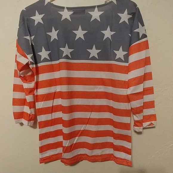 American flag red white and blue top - Picture 2 of 3